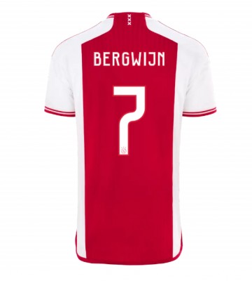 Ajax Steven Bergwijn #7 Primera Equipación 2023-24 Manga Corta